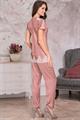 Шелковая пижама с брюками Marilin Deluxe - 12141