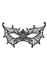 Нитяная маска в форме паутинки