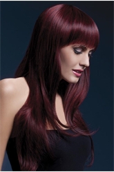 Бордовый парик Sienna